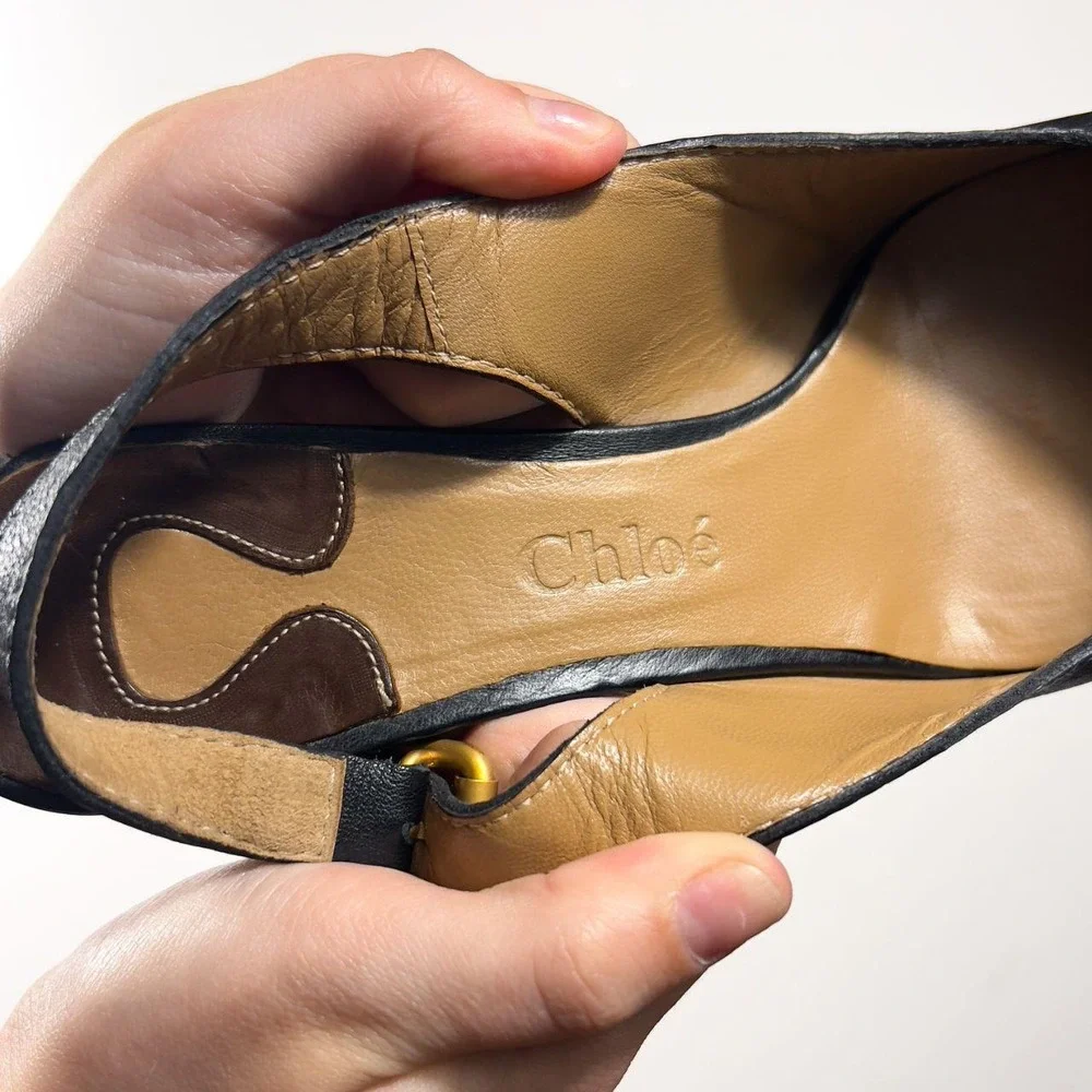 Chloe leather ballet